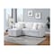 Global Furniture Usa Transitional Fabric U0204 Light Grey /White Pull Out Sofa Bed 5038 - alternate 5